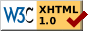 valides XHTML 1.0 Frameset